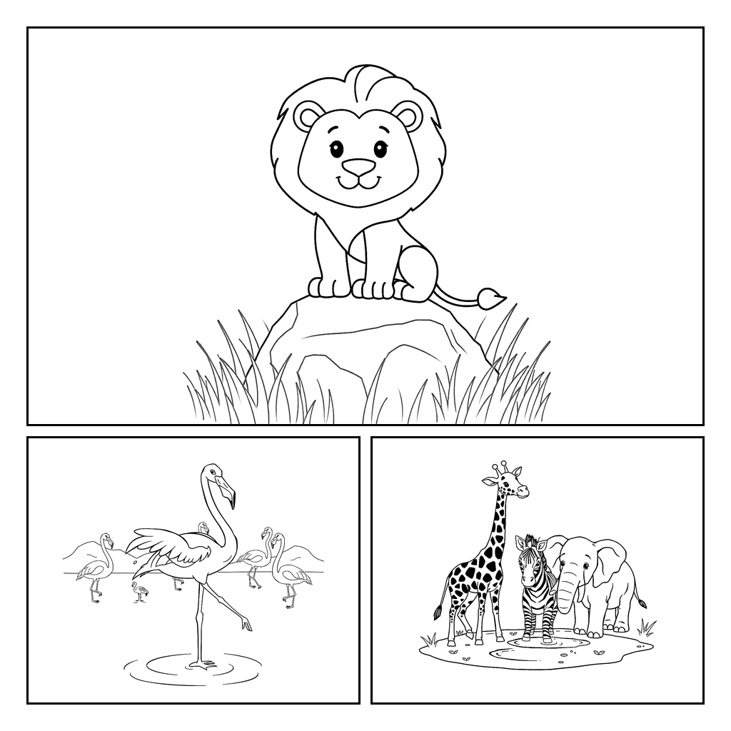 Kolorowanki: Dżungla