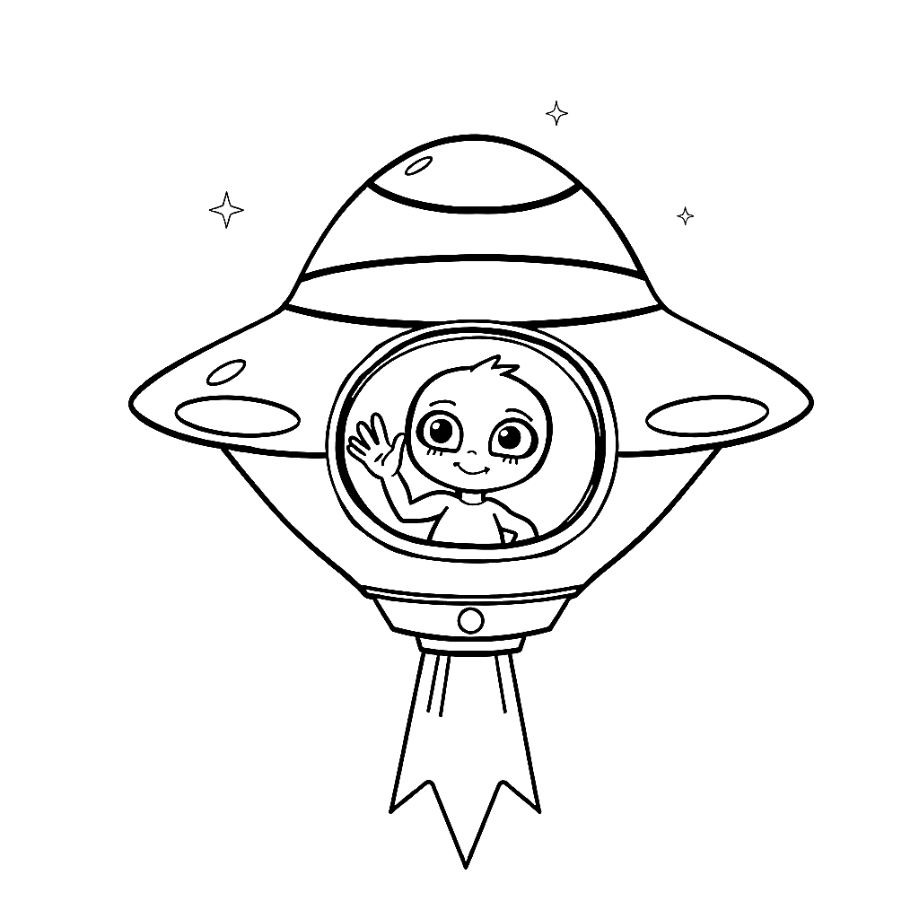 Kolorowanki: Kosmos - 3